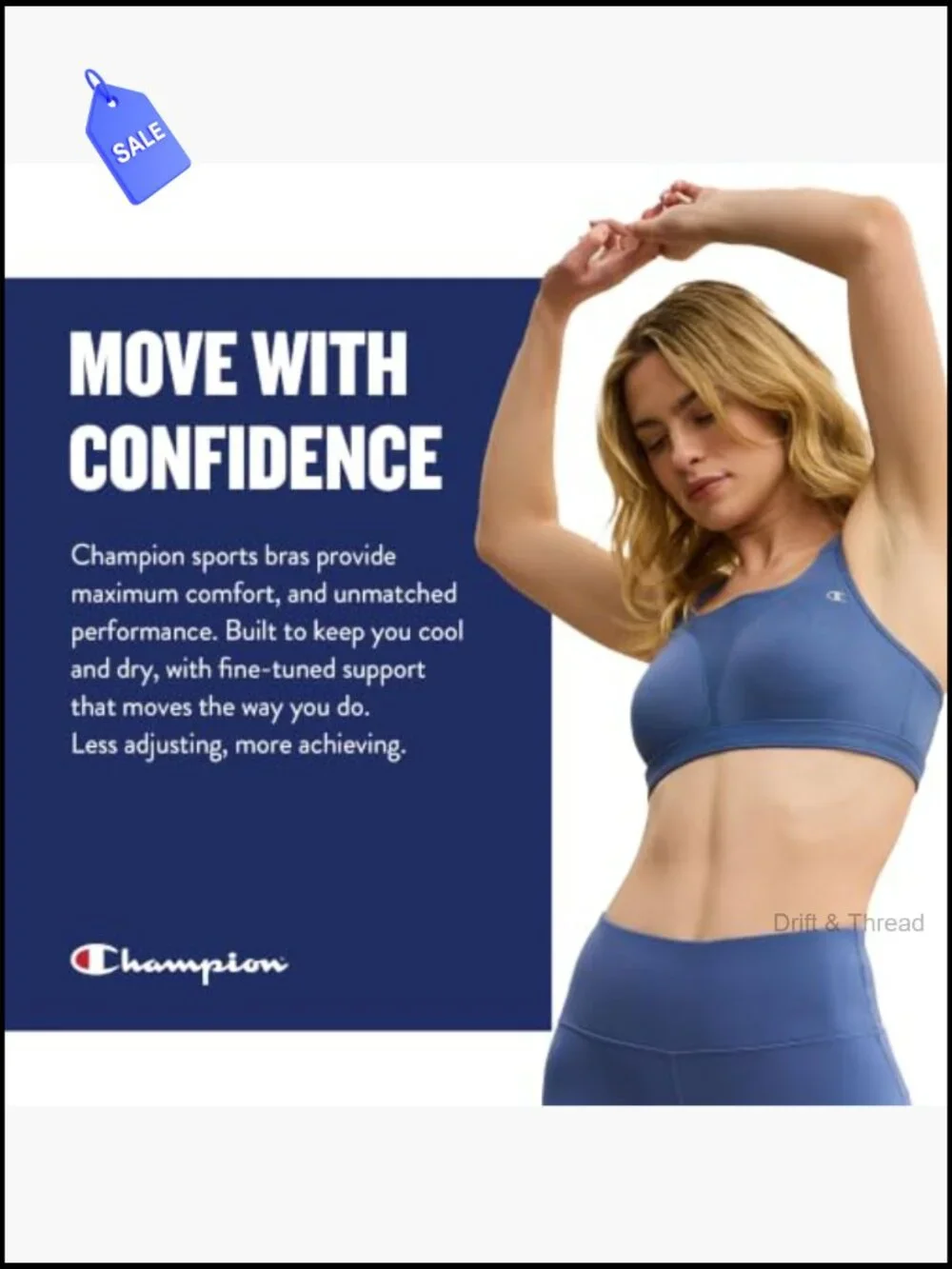 Women's High-Impact Front-Zip Sports Bra, Racerback, Wirefree, Moisture Wicking